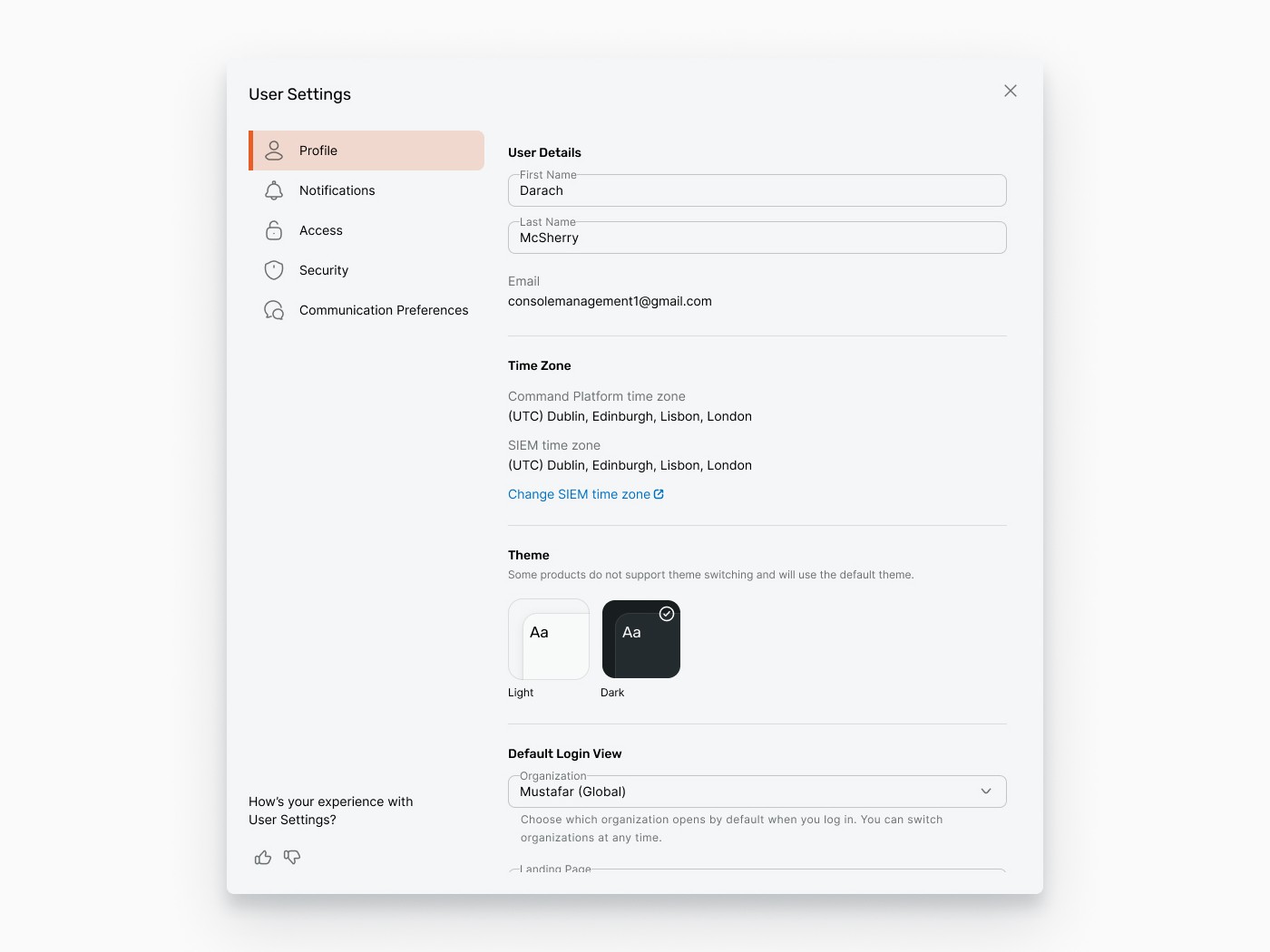 User Settings & Resources thumbnail